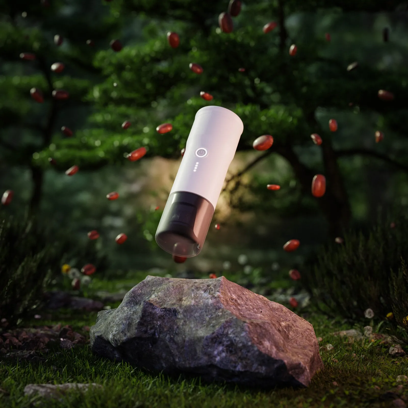 3D coffee maker product modeling render