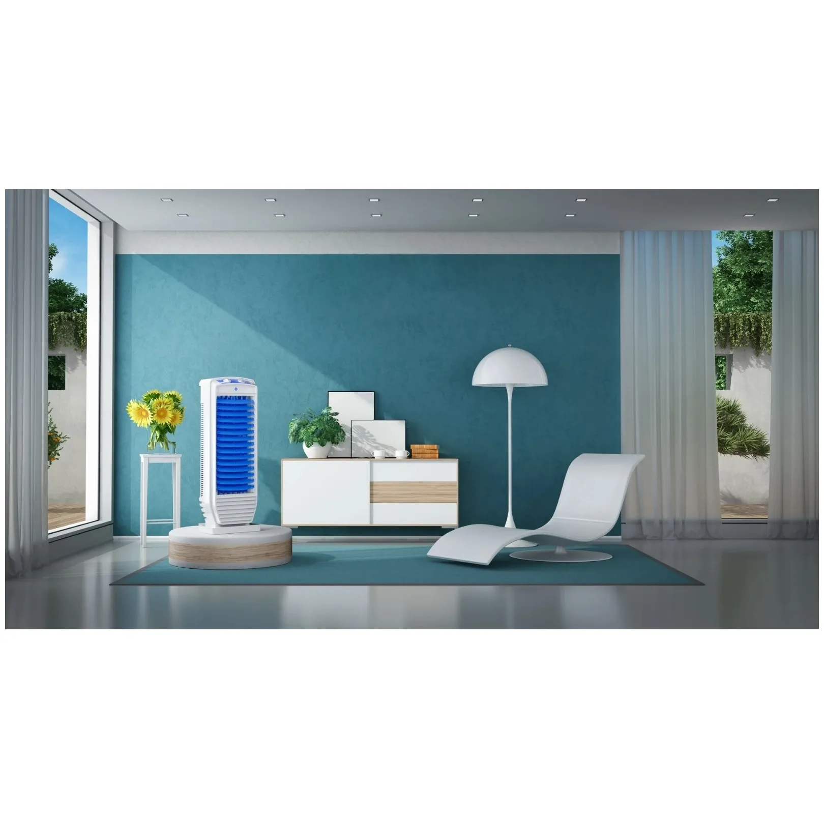 3D tower fan product model render